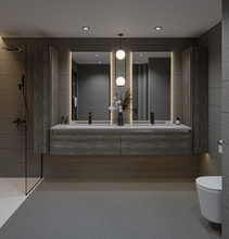 Load image into Gallery viewer, GELA FRAMELESS FLOATING VANITY