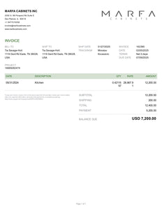 Invoice 162390-40%
